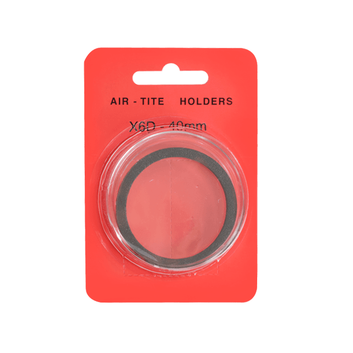 Air-Tite 40 mm Black Ring-Fit High Relief X6D Retail Pack