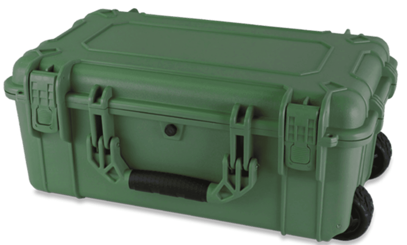 Perfect Coin Dealer Air Travel Case - Green