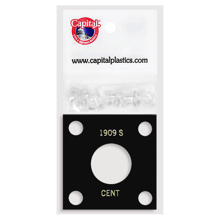 Capital Plastics 144 Coin Holder - 1909S Cent