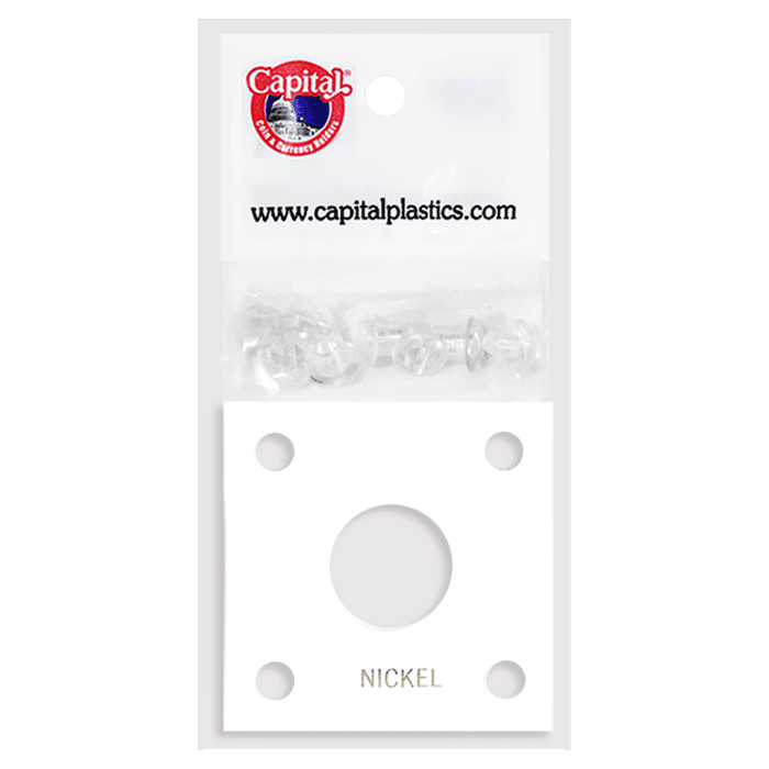 Capital Plastics 144 Coin Holder - Nickel