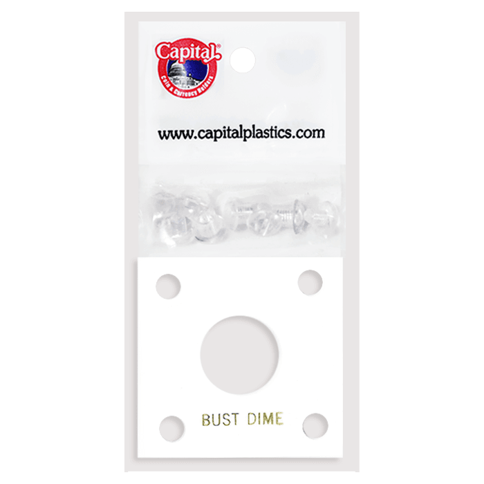 Capital Plastics 144 Coin Holder - Bust Dime