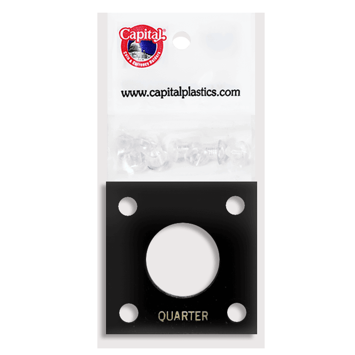 Capital Plastics 144 Coin Holder - Quarter