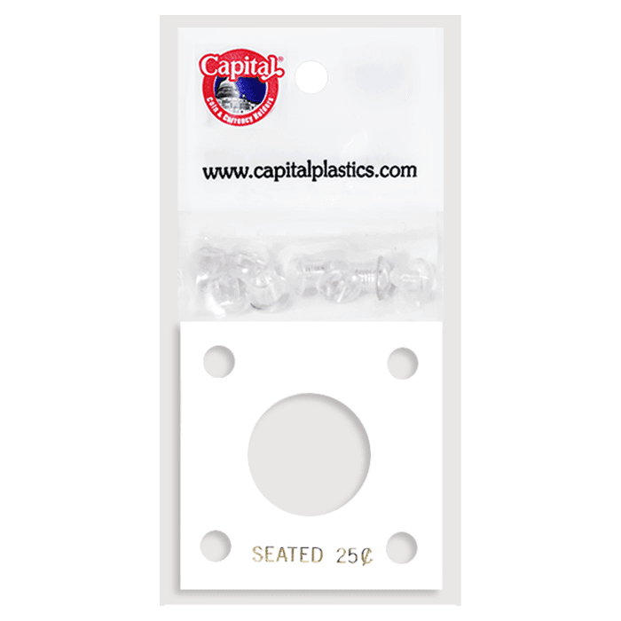 Capital Plastics 144 Coin Holder - Seated Liberty Quarter
