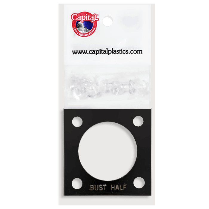 Capital Plastics 144 Coin Holder - Bust Half Dollar