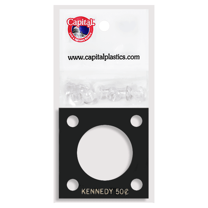 Capital Plastics 144 Coin Holder - Kennedy Half Dollar