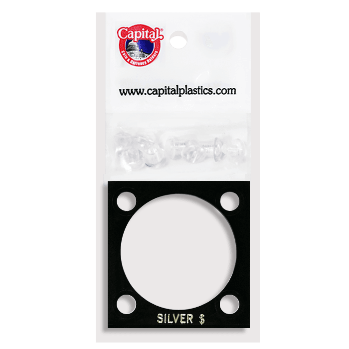 Capital Plastics 144 Coin Holder - Silver $