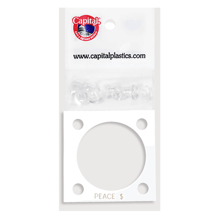 Capital Plastics 144 Coin Holder - Peace $