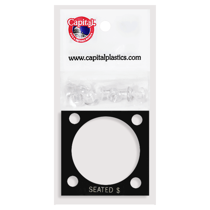 Capital Plastics 144 Coin Holder - Seated Liberty Dollar