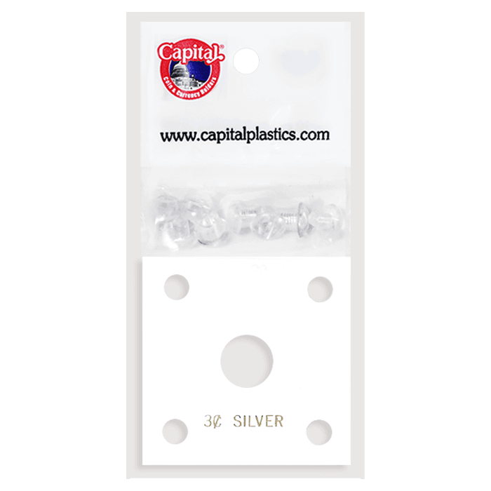 Capital Plastics 144 Coin Holder - 3c Silver