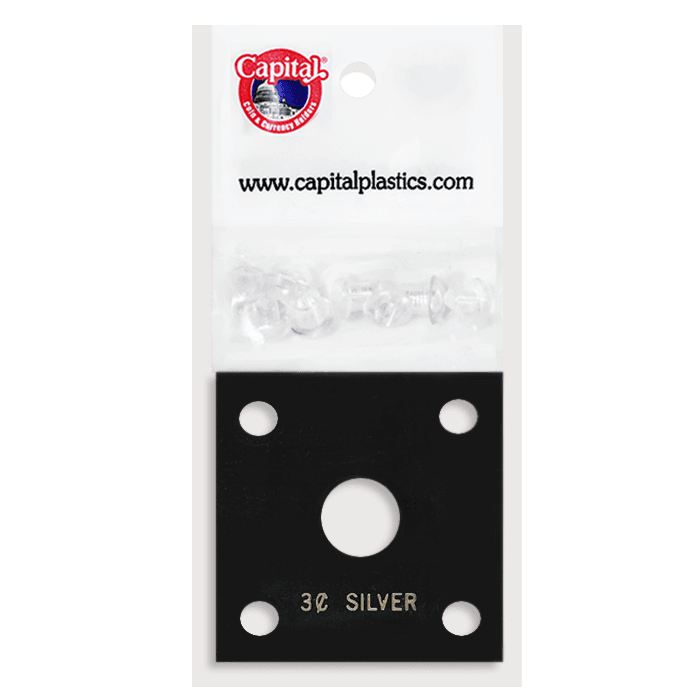 Capital Plastics 144 Coin Holder - 3c Silver