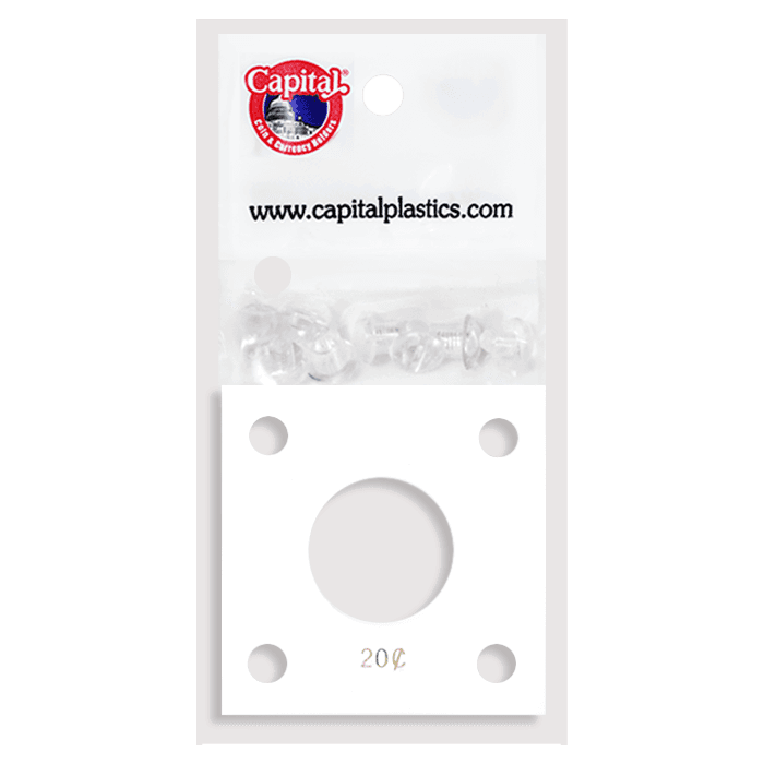 Capital Plastics 144 Coin Holder - 20 Cents