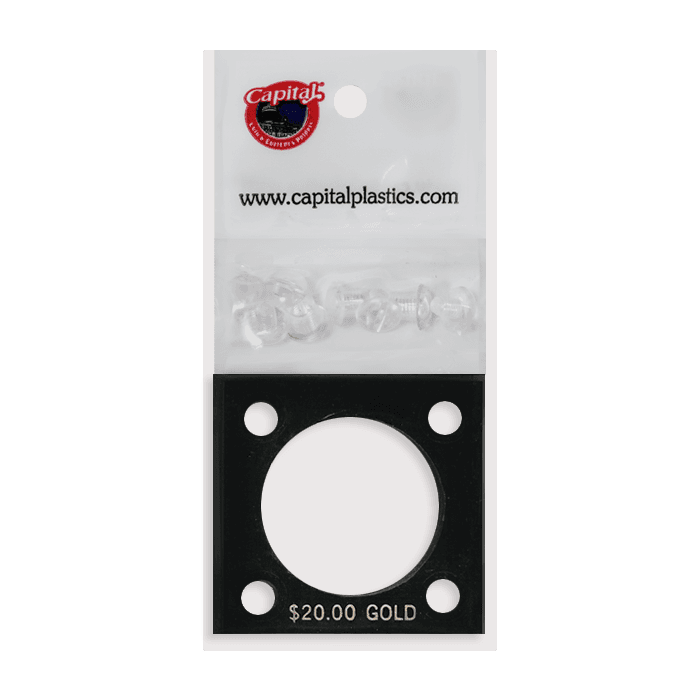 Capital Plastics 144 Coin Holder - $20 Gold