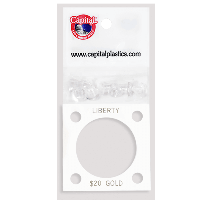 Capital Plastics 144 Coin Holder - Liberty $20 Gold