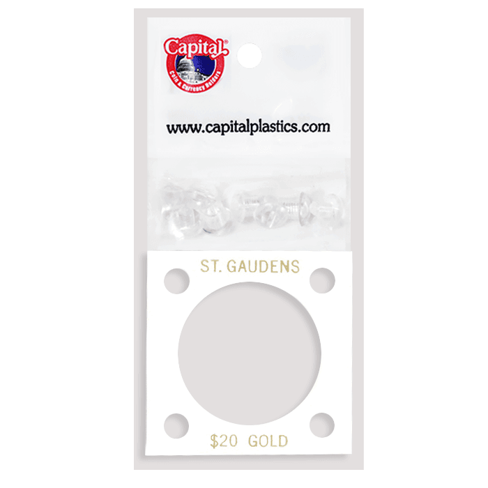Capital Plastics 144 Coin Holder - St. Gaudens $20