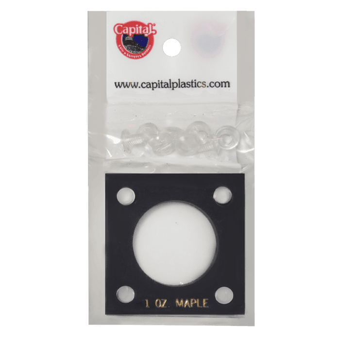 Capital Plastics 144 Coin Holder - 1 oz. Maple