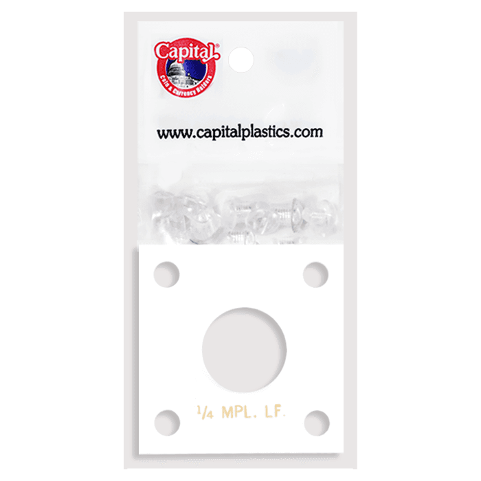 Capital Plastics 144 Coin Holder - 1/4 oz. Maple