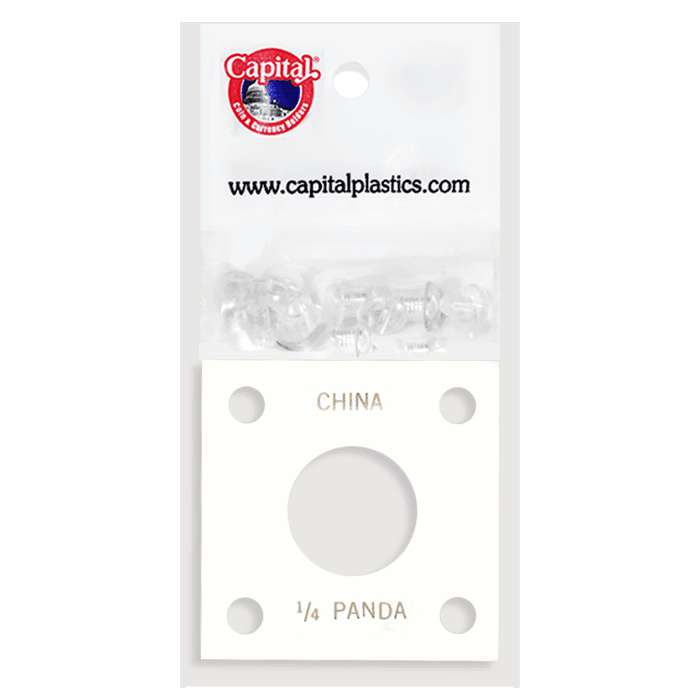Capital Plastics 144 Coin Holder - 1/4 oz. Panda