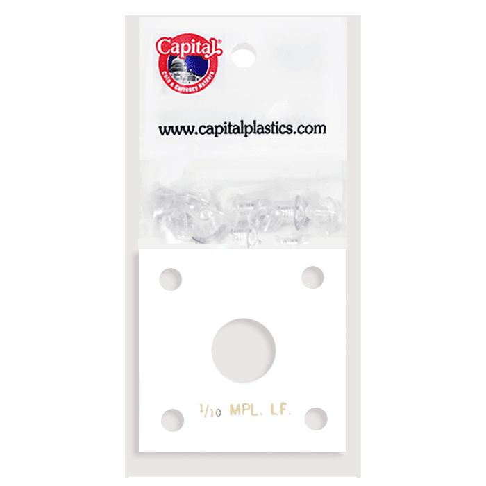 Capital Plastics 144 Coin Holder - 1/10 oz. Maple