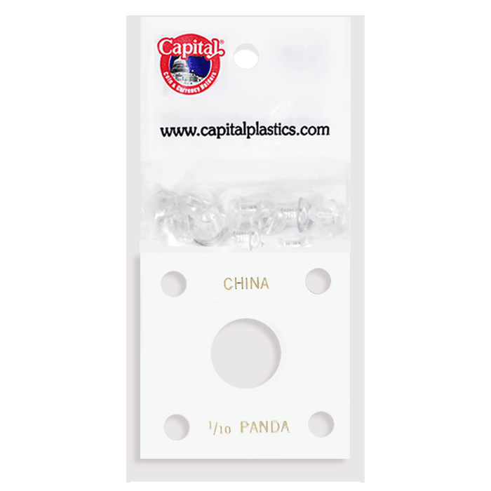 Capital Plastics 144 Coin Holder - 1/10 oz. Panda