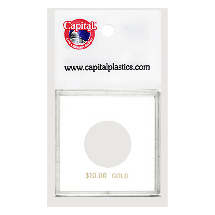 Capital Plastics Krown Coin Holder - $10 Gold