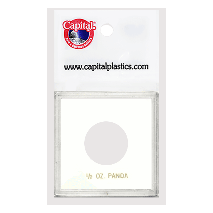 Capital Plastics Krown Coin Holder - 1/2 oz. Panda