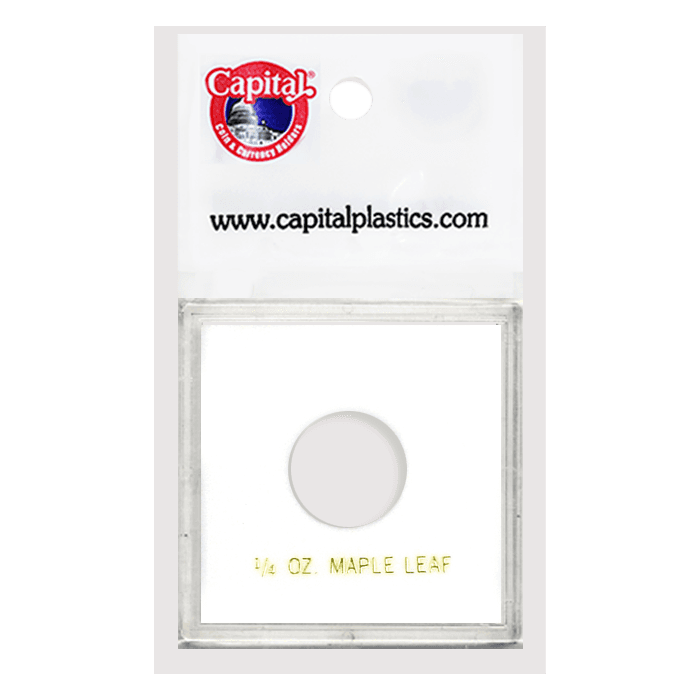 Capital Plastics Krown Coin Holder - 1/4 oz. Maple