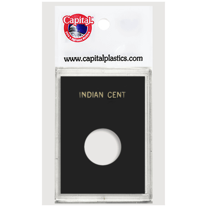 Capital Plastics Caps Coin Holder - Indian Cent