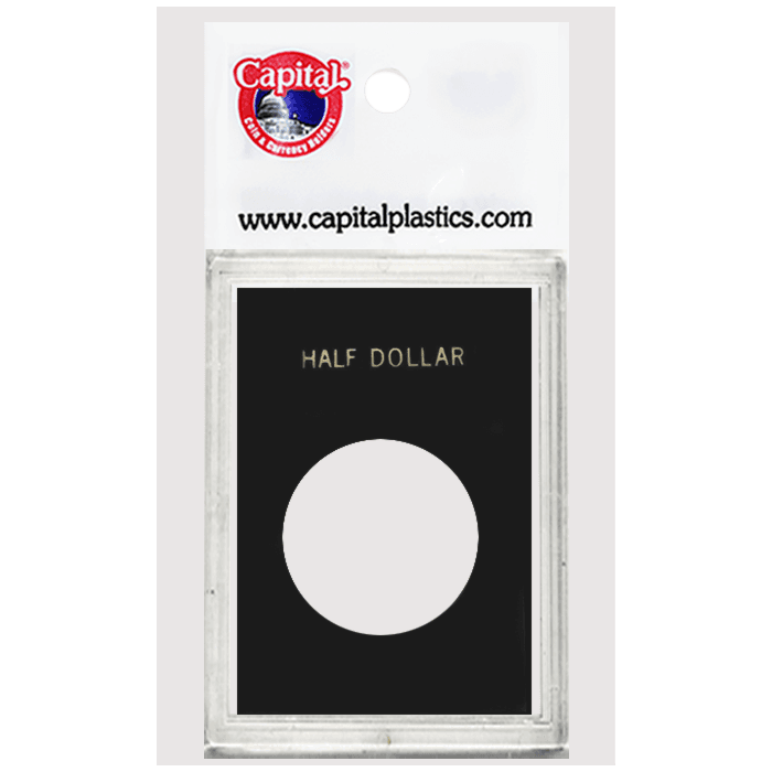 Capital Plastics Caps Coin Holder - Half Dollar