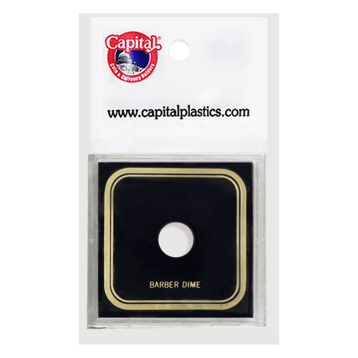 Capital Plastics VPX Coin Holder - Barber Dime