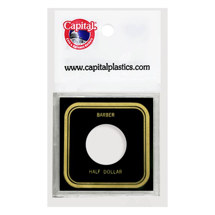 Capital Plastics VPX Coin Holder - Barber Half Dollar