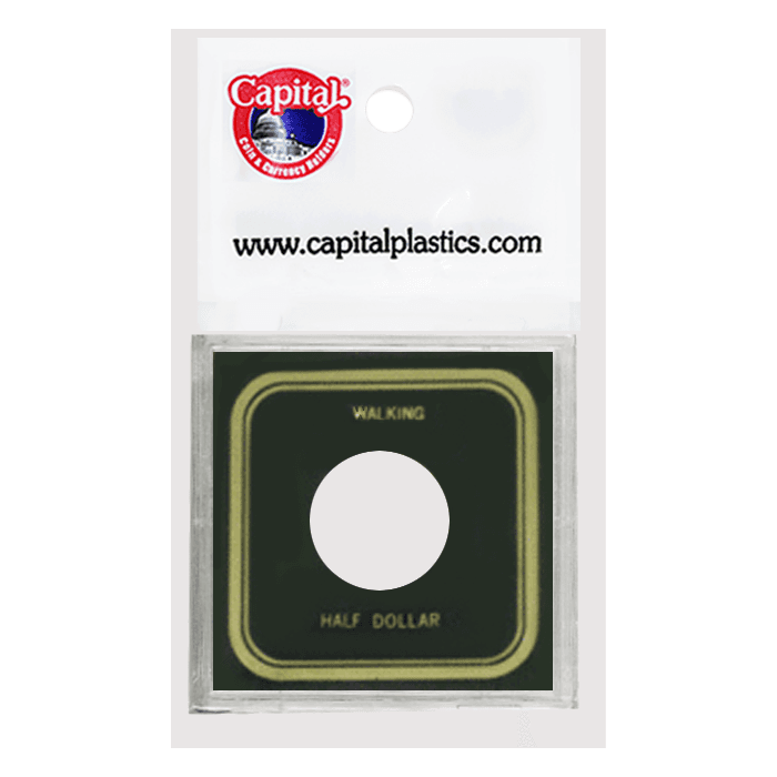 Capital Plastics VPX Coin Holder - Walking Half Dollar