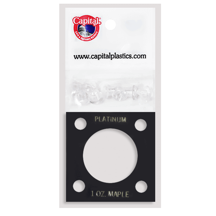 Capital Plastics 144 Coin Holder - 1 oz Canadian Platinum Maple Leaf