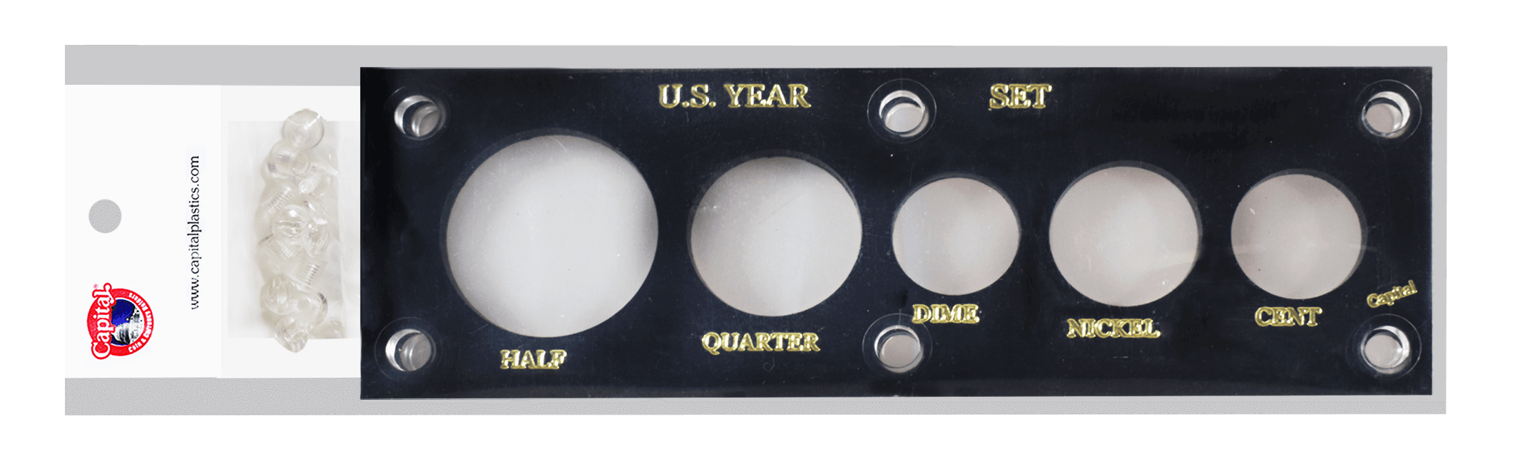 U.S. Year Set - 5 slots (Cent through Half $)