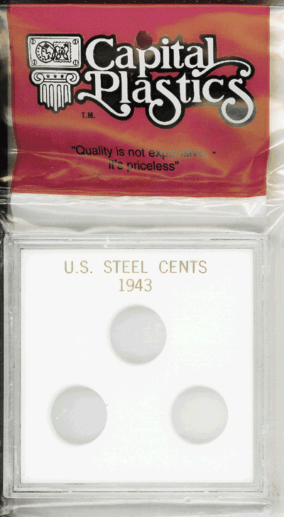 Steel Cents of 1943 (No Dates)