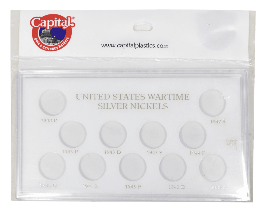 U.S. Wartime Silver Nickels 11 slot(s)