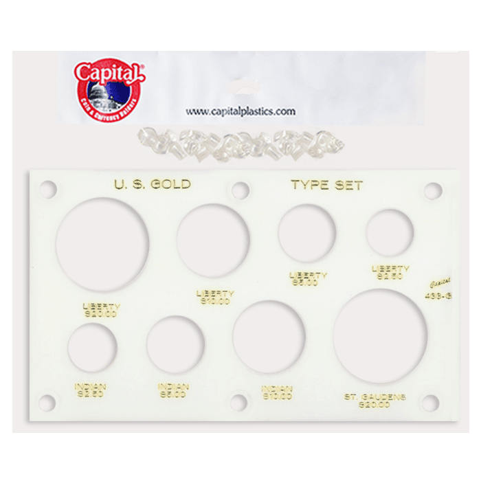 Gold Type Set Lib. 20, 10, 5, 2.50