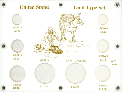 U.S. Gold Type Set (433G with illustration)