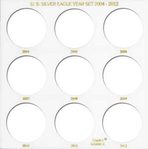 U.S. Silver Eagle Year Set 2004-2012