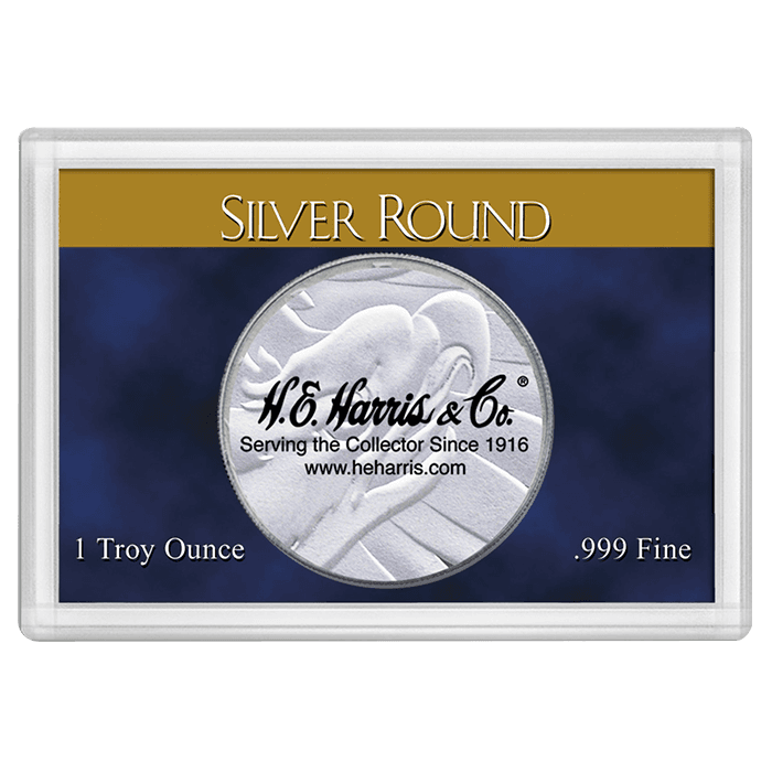 Silver Round Frosty Case