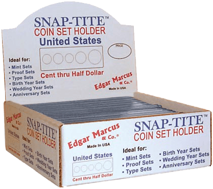 Edgar Marcus 2x6 Snap-Tite Cent to Half Dollar - 25 per box - alternate view 1