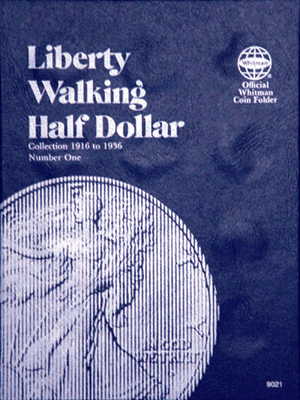 Liberty Walking Half Dollar No. 1 Folder, 1916-1936