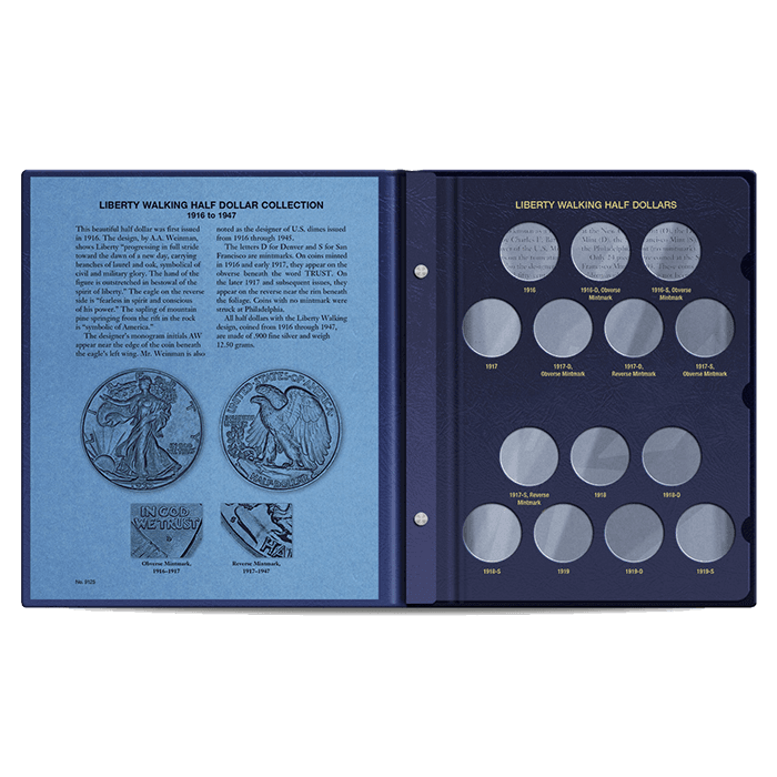 Walking Liberty Half Dollar Album 1916-1947 - alternate view 1