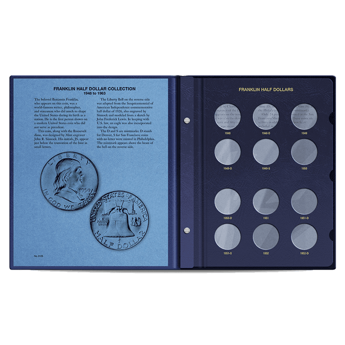 Franklin Half Dollar Album 1948-1963 - alternate view 1