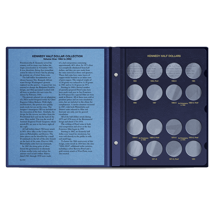Kennedy Half Dollar Album 1964-2002 - alternate view 1