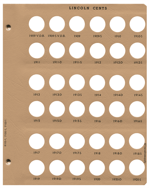 Lincoln Cents 1909-1958 - alternate view 1