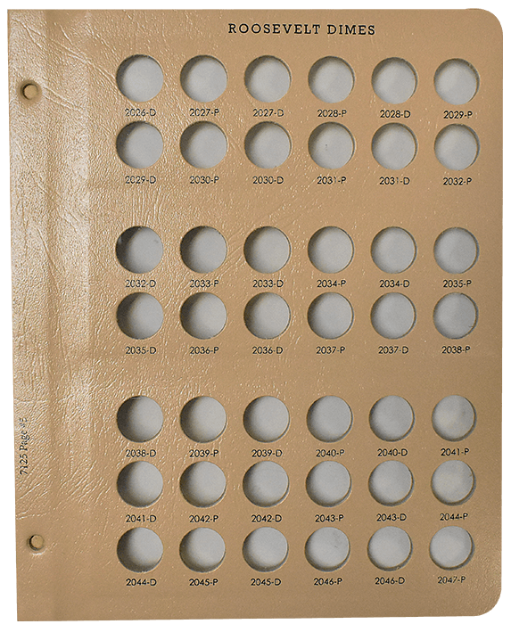 Roosevelt Dimes 2026 - 2047 Replacement Page 5