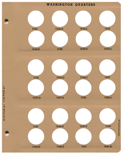 Washington Quarters 1932-1998 with Proof - alternate view 1