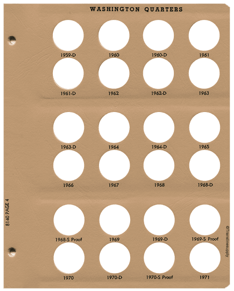 Washington Quarters 1932-1998 with Proof - alternate view 4