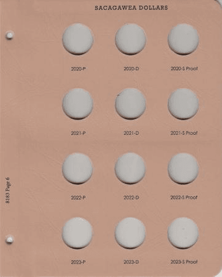 Sacagawea Dollars with Proof Replacement Page 6