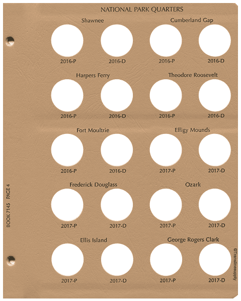 Washington Quarters America's Beautiful N/P 2010-2021. P&D - alternate view 4